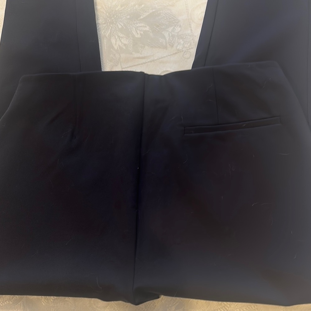 Clavin Klein Black pants flat front women’s size L/ Large - Picture 2 of 9